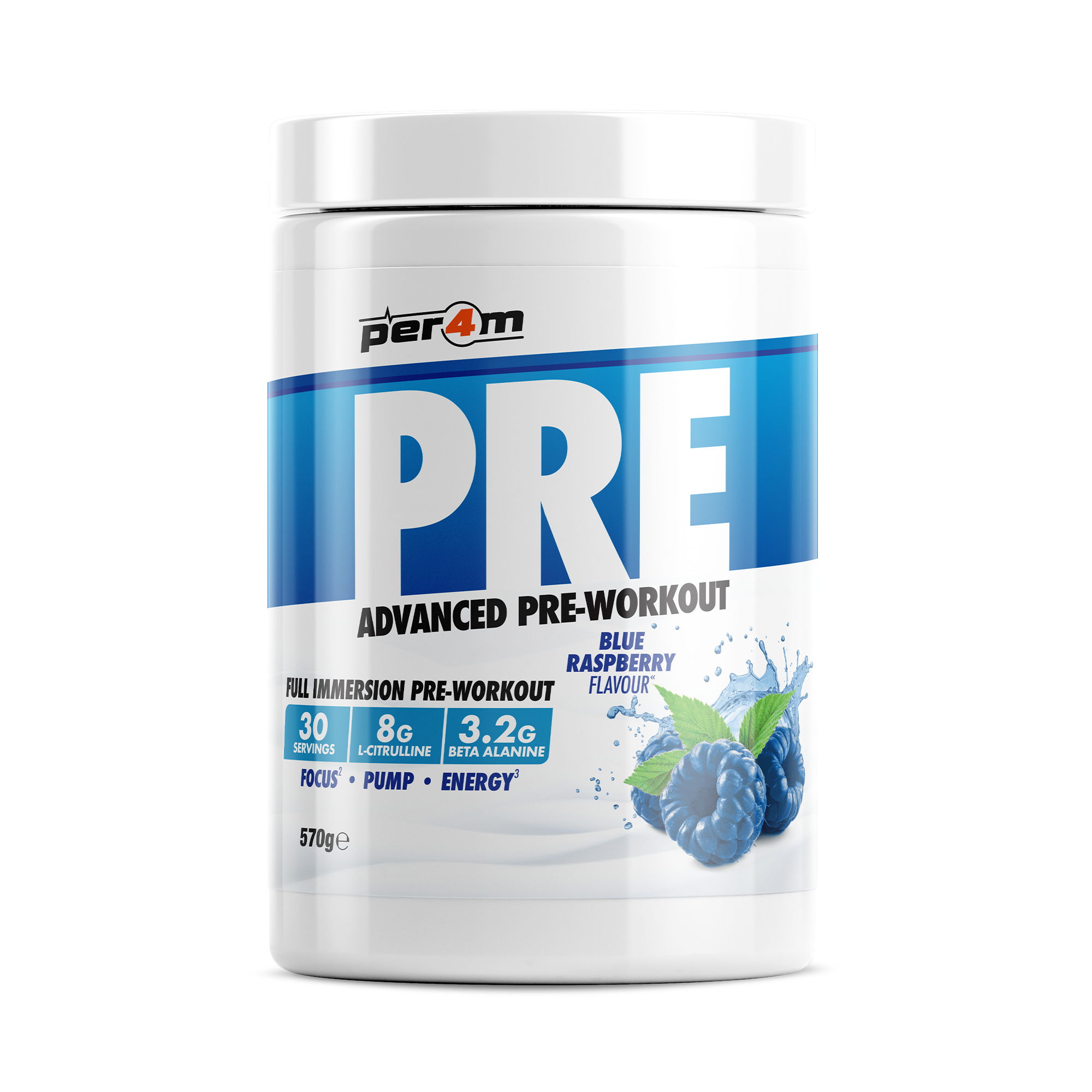 Pre Workout Stim Blue Raspberry