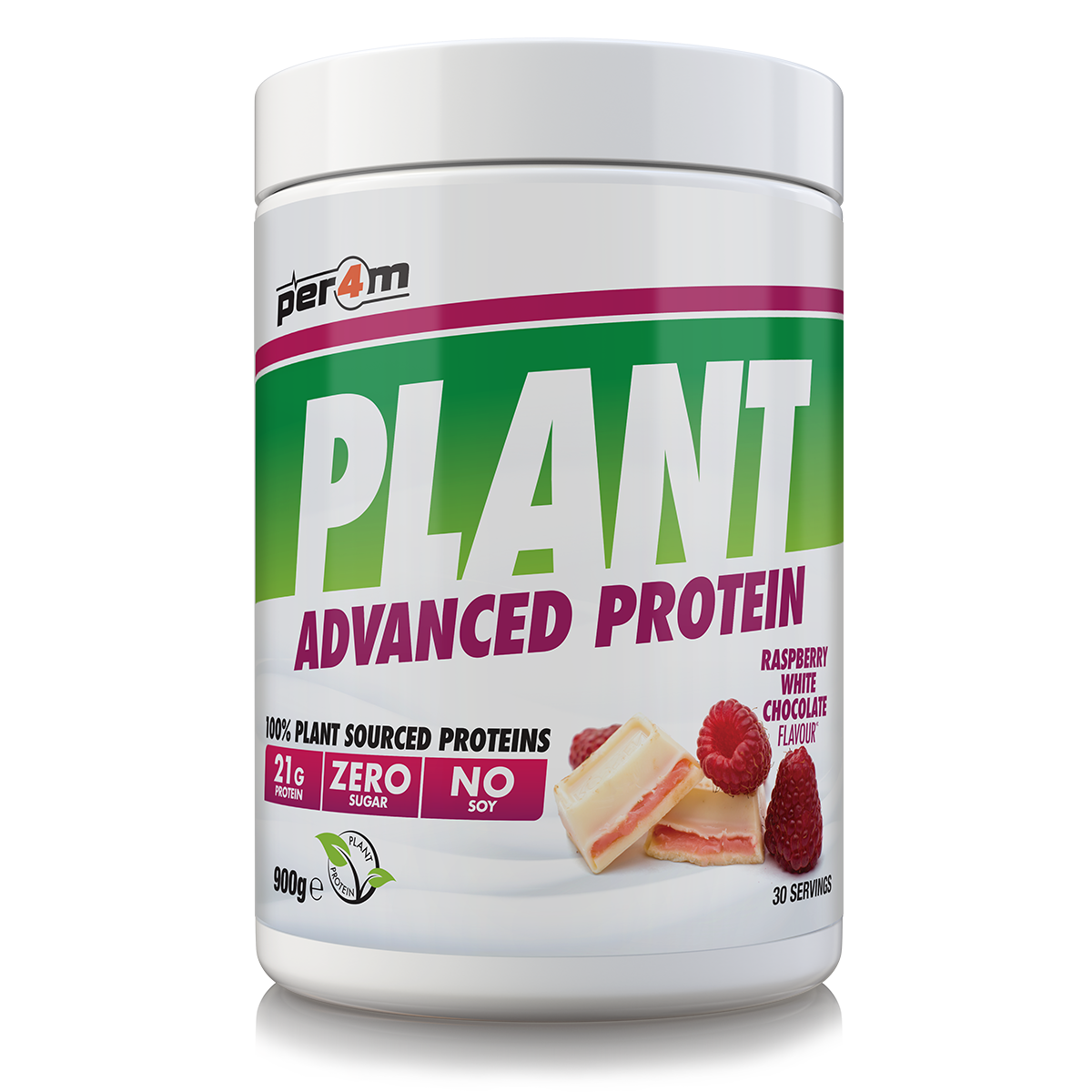 Plant Protein Raspberry White Chocolate